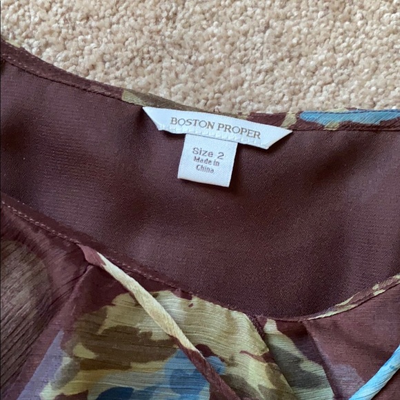 Boston Proper Chiffon Blouse - Picture 2 of 3